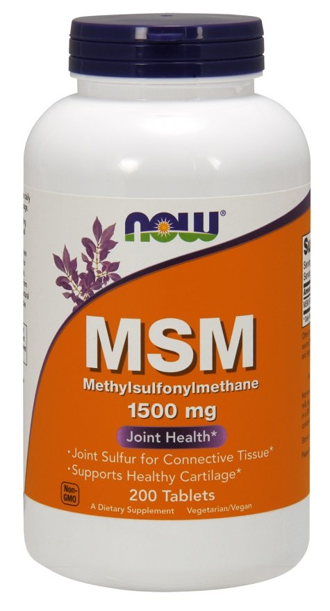 NOW Foods: MSM Methylsulphonylmethane, 1500mg - 200 tabs