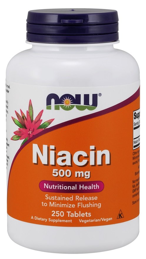 NOW Foods: Niacin, 500mg - 250 tabs