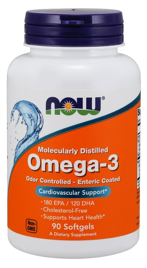 NOW Foods: Omega-3 Enteric Coated - 90 softgels