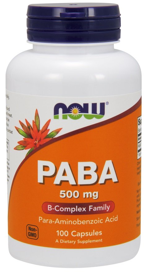 NOW Foods: PABA, 500mg - 100 caps