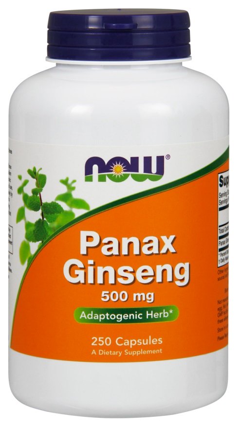 NOW Foods: Panax Ginseng, 500mg - 250 caps