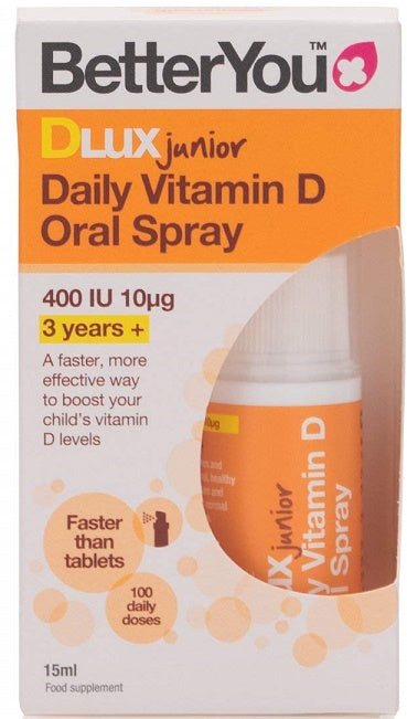 BetterYou: DLux Junior Daily Vitamin D Oral Spray - 15 ml.