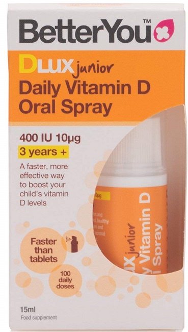 BetterYou: DLux Junior Daily Vitamin D Oral Spray - 15 ml.