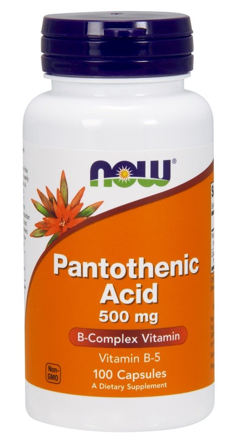 NOW Foods: Pantothenic Acid, 500mg - 100 caps