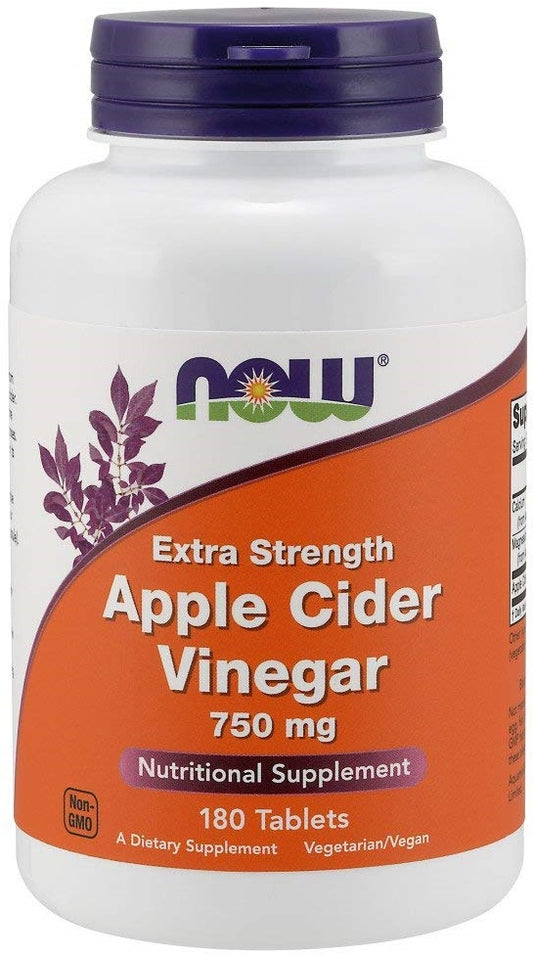 NOW Foods: Apple Cider Vinegar, 750mg Extra Strength - 180 tabs