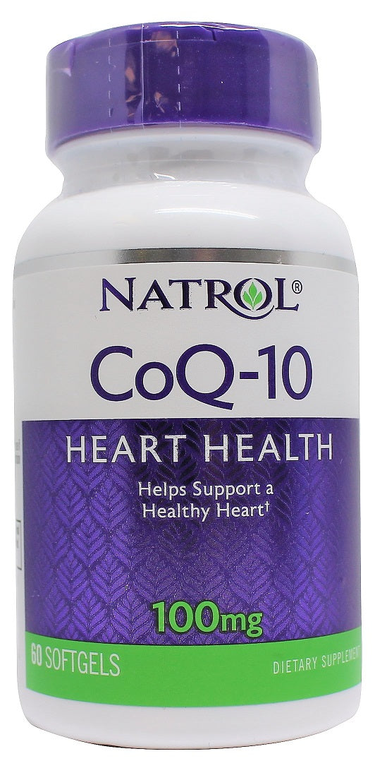 Natrol: CoQ-10, 100mg - 60 softgels