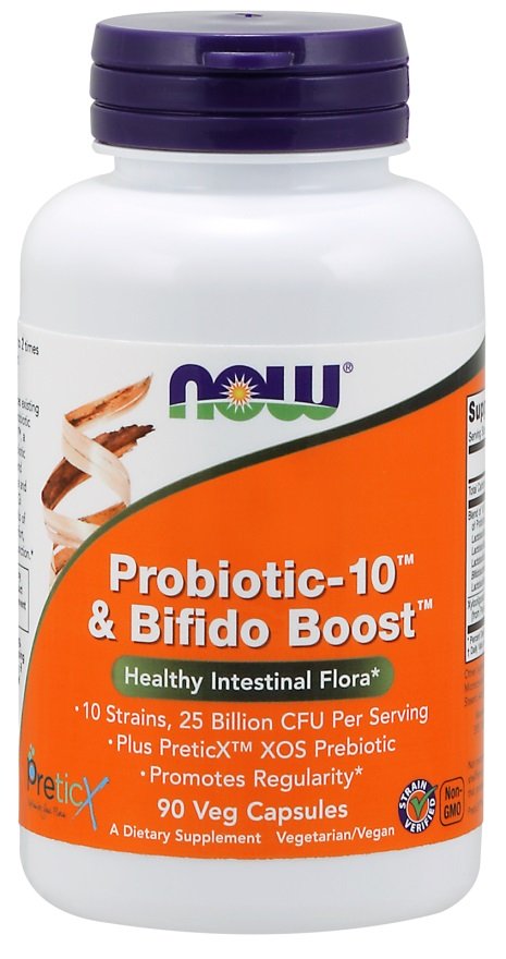 NOW Foods: Probiotic-10 & Bifido Boost - 90 vcaps