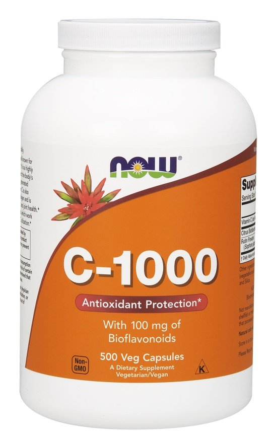 NOW Foods: Vitamin C-1000 with 100mg Bioflavonoids - 500 vcaps