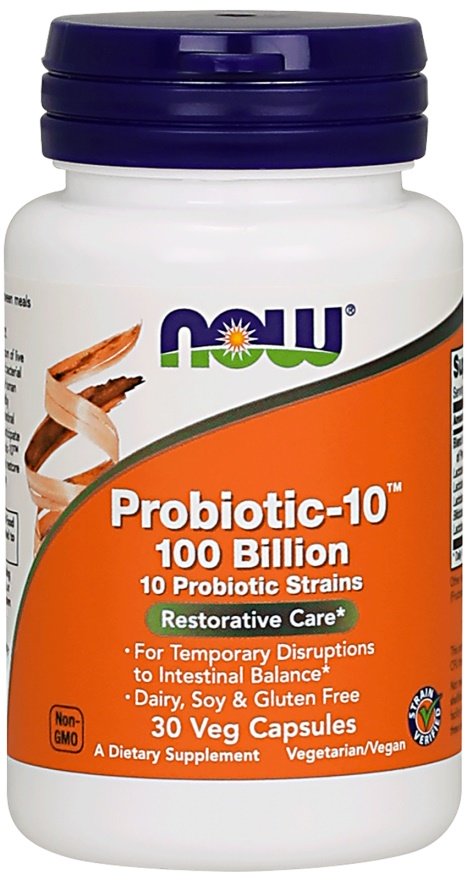 NOW Foods: Probiotic-10, 100 Billion - 30 vcaps