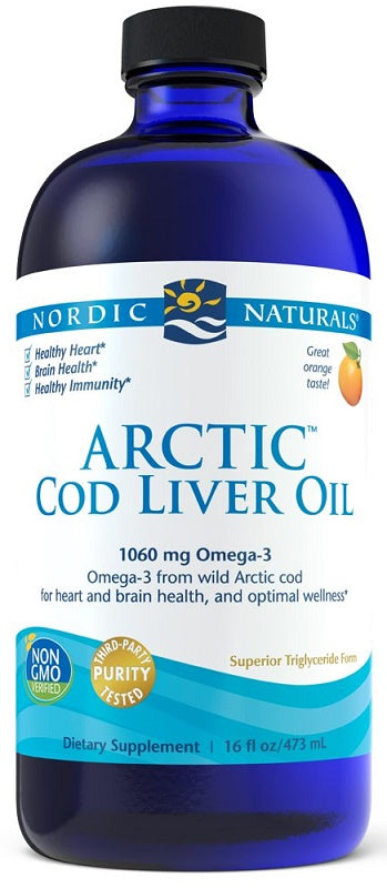 Nordic Naturals: Arctic Cod Liver Oil, 1060mg Orange - 473 ml.