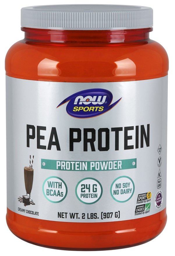 NOW Foods: Pea Protein, Dutch Chocolate - 907g