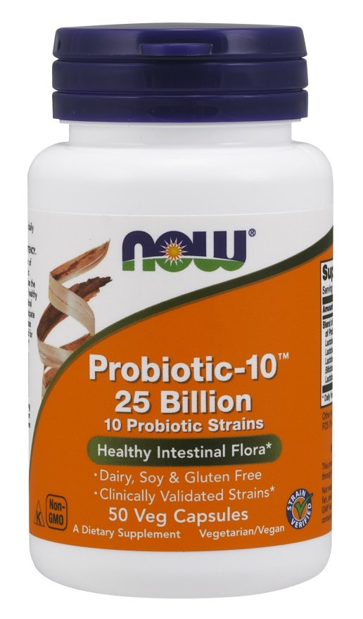 NOW Foods: Probiotic-10, 25 Billion - 50 vcaps