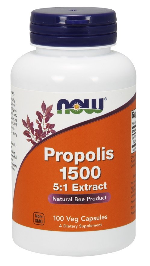 NOW Foods: Propolis 5:1 Extract, 1500mg - 100 vcaps