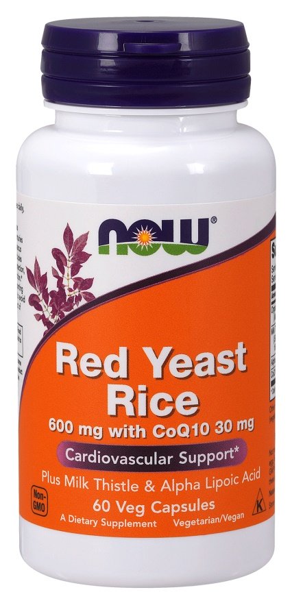 NOW Foods: Red Yeast Rice with CoQ10, 600mg - 60 vcaps