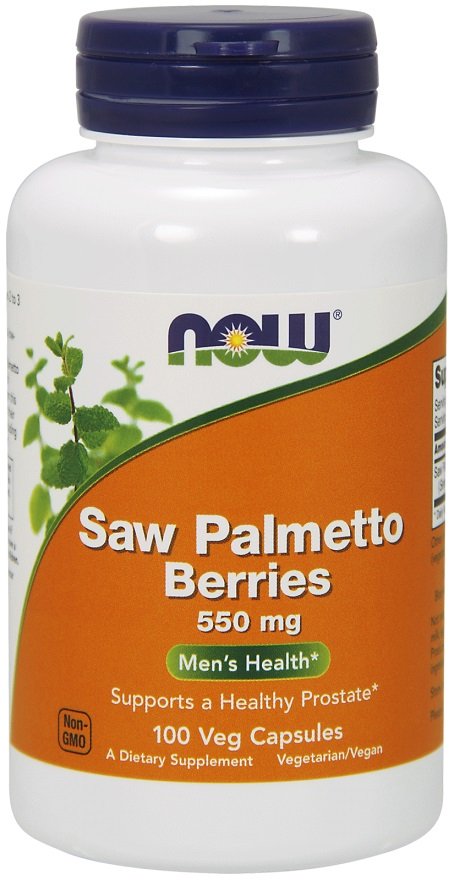 NOW Foods: Saw Palmetto Berries, 550mg - 100 vcaps