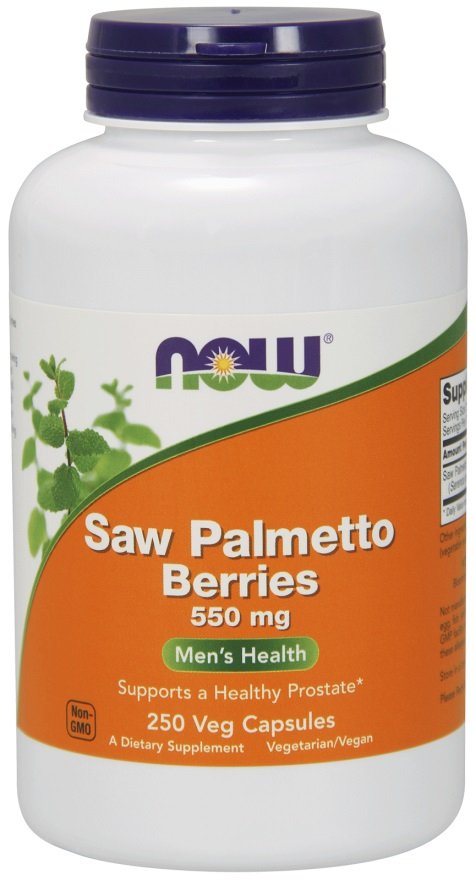 NOW Foods: Saw Palmetto Berries, 550mg - 250 vcaps