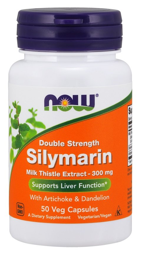 NOW Foods: Milk Thistle Extract with Artichoke & Dandelion, 300mg Double Strength - 50 vcaps