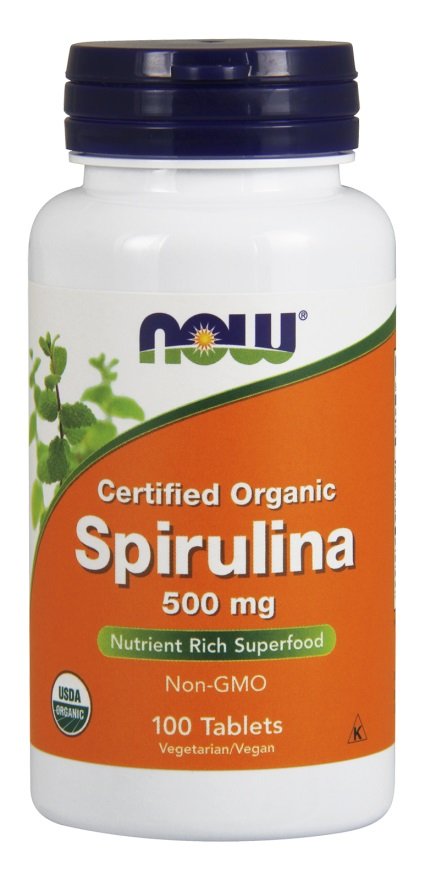 NOW Foods: Spirulina Organic, 500mg - 100 tabs