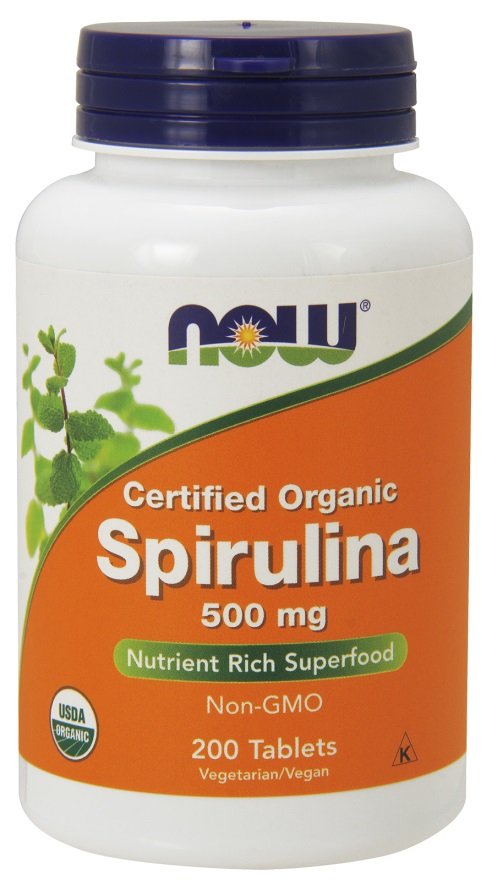 NOW Foods: Spirulina Organic, 500mg - 200 tabs