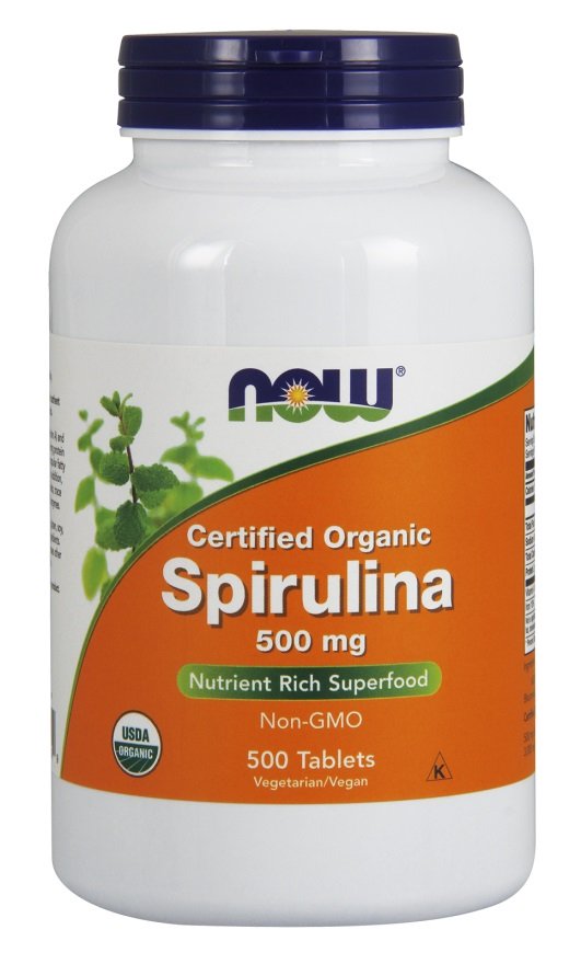 NOW Foods: Spirulina Organic, 500mg - 500 tabs