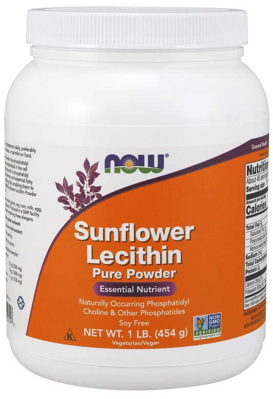 NOW Foods: Sunflower Lecithin, Pure Powder - 454g