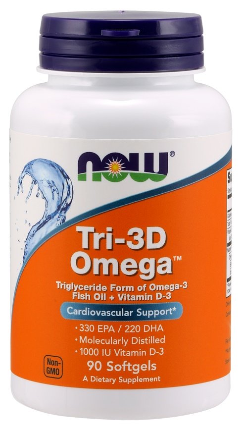 NOW Foods: Tri-3D Omega - 90 softgels