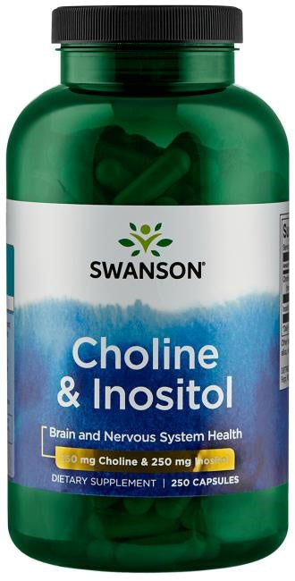 Swanson: Choline & Inositol - 250 caps