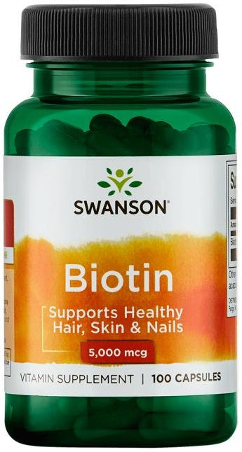 Swanson: Biotin, 5000mcg - 100 caps