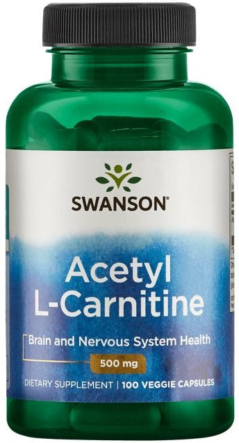 Swanson: Acetyl L-Carnitine, 500mg - 100 vcaps