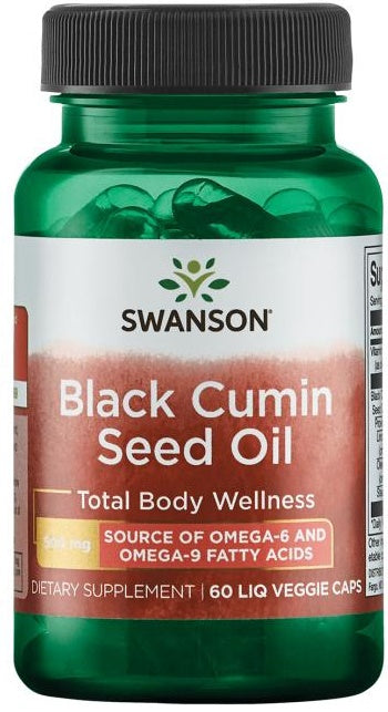 Swanson: Black Cumin Seed Oil, 500mg - 60 liquid vcaps