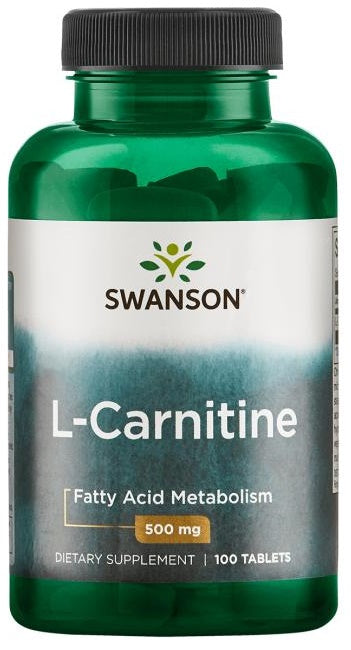 Swanson: L-Carnitine, 500mg - 100 tablets