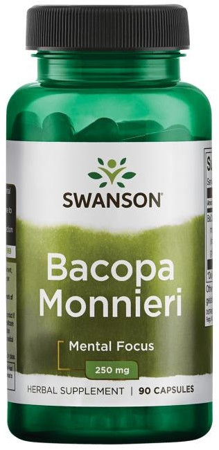 Swanson: Bacopa Monnieri, 250mg - 90 caps