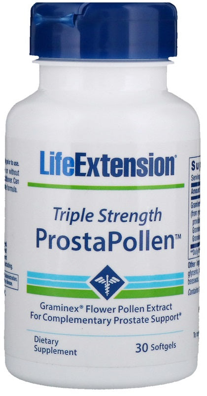 Life Extension: ProstaPollen Triple Strength - 30 softgels