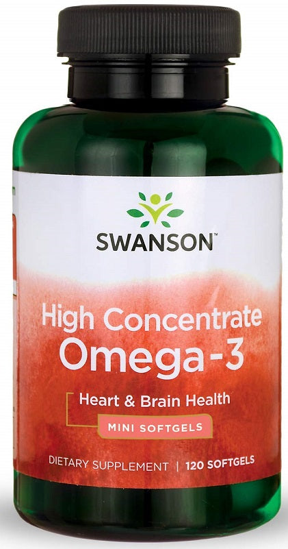 Swanson: High Concentrate Omega-3 - 120 softgels