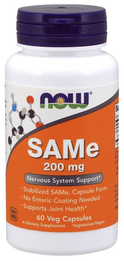 NOW Foods: SAMe, 200mg - 60 vcaps