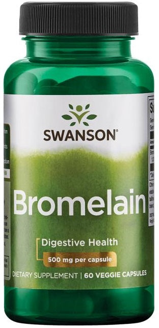 Swanson: Bromelain, 500mg - 60 vcaps