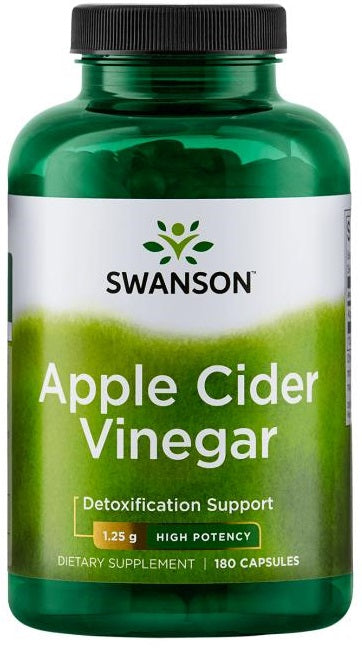 Swanson: Apple Cider Vinegar, 1250mg High Potency - 180 caps