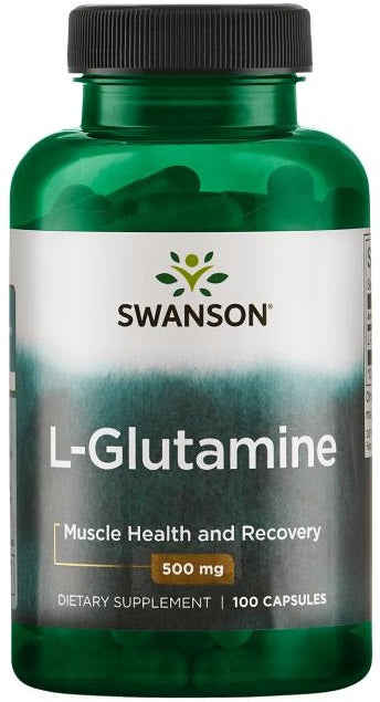 Swanson: L-Glutamine, 500mg - 100 caps