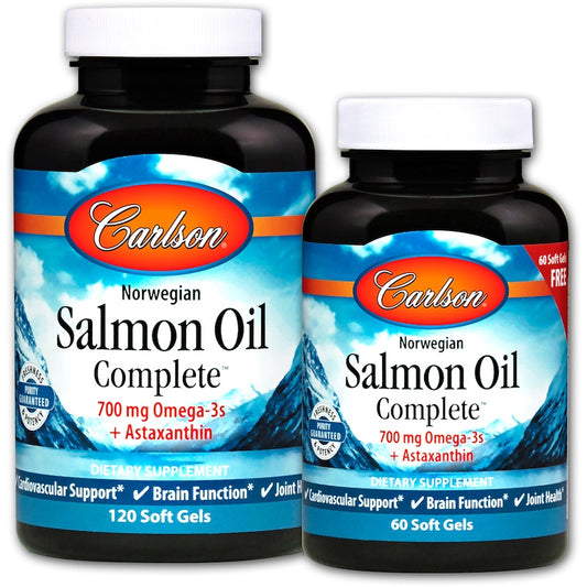 Carlson Labs: Norwegian Salmon Oil Complete - 120 + 60 softgels