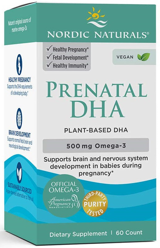 Nordic Naturals: Prenatal DHA Vegan, 500mg - 60 softgels