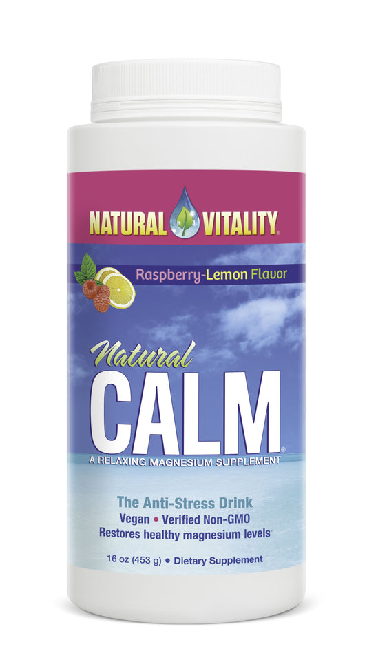 Natural Vitality: Natural Calm, Raspberry Lemon - 453g