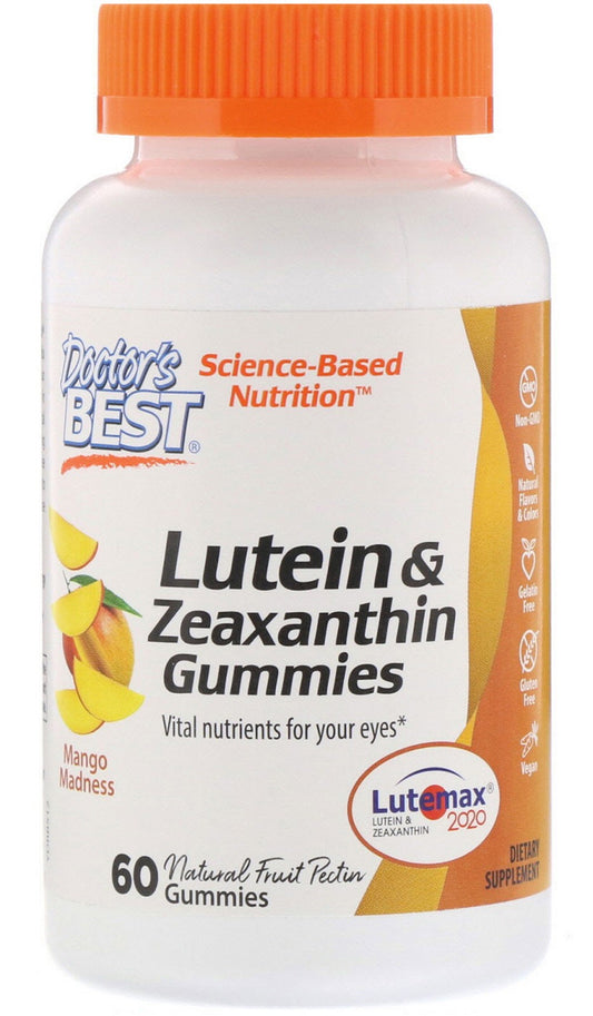 Doctor's Best: Lutein & Zeaxanthin, Mango Madness - 60 gummies