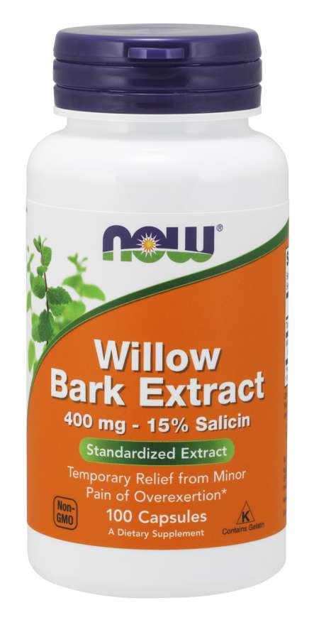 NOW Foods: Willow Bark Extract, 400mg - 100 caps