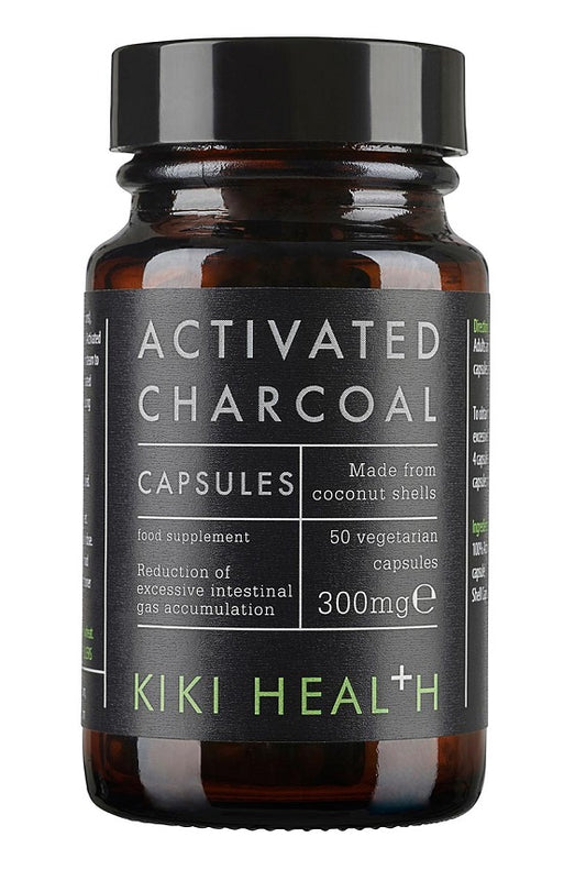 KIKI Health: Activated Charcoal, 300mg - 50 vcaps