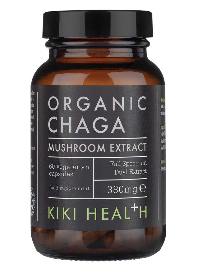 KIKI Health: Chaga Extract Organic, 380mg - 60 vcaps