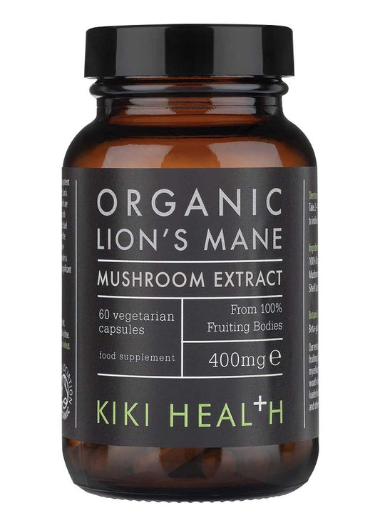 KIKI Health: Lion's Mane's Extract Organic, 400mg - 60 vcaps