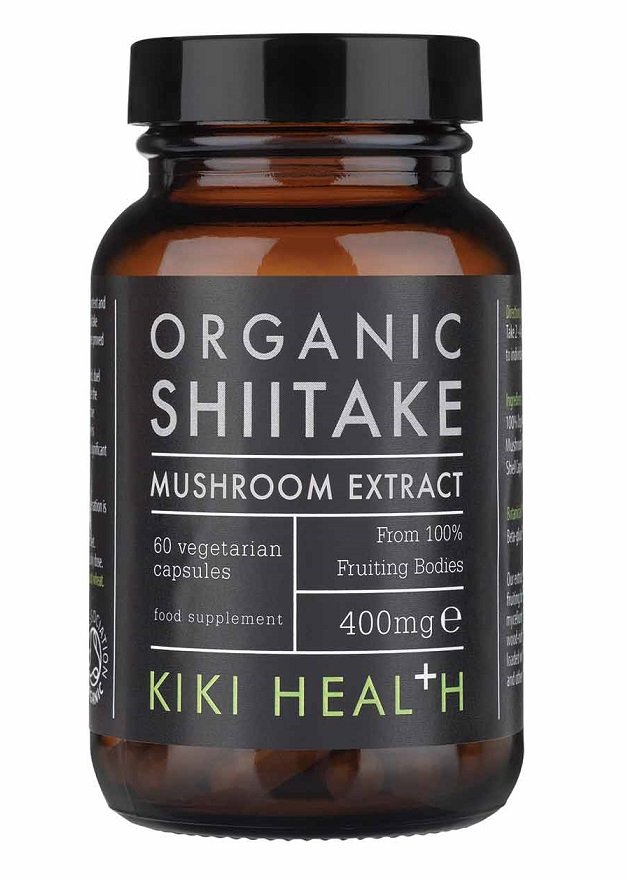 KIKI Health: Shiitake Extract Organic, 400mg - 60 vcaps