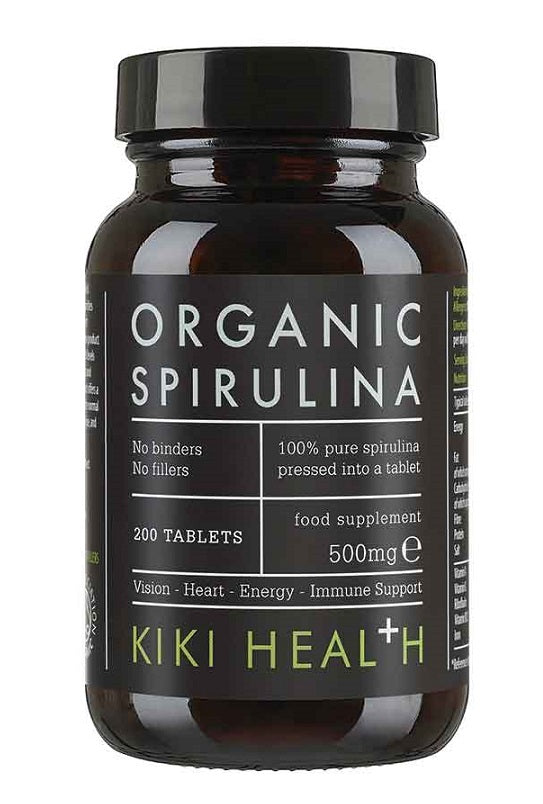 KIKI Health: Spirulina Organic, 500mg - 200 tablets