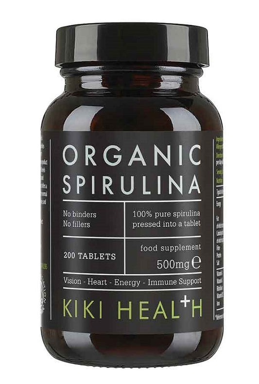 KIKI Health: Spirulina Organic, 500mg - 200 tablets