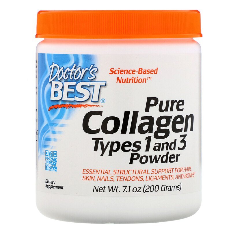 Doctor's Best: Pure Collagen Types 1 and 3, Powder - 200g